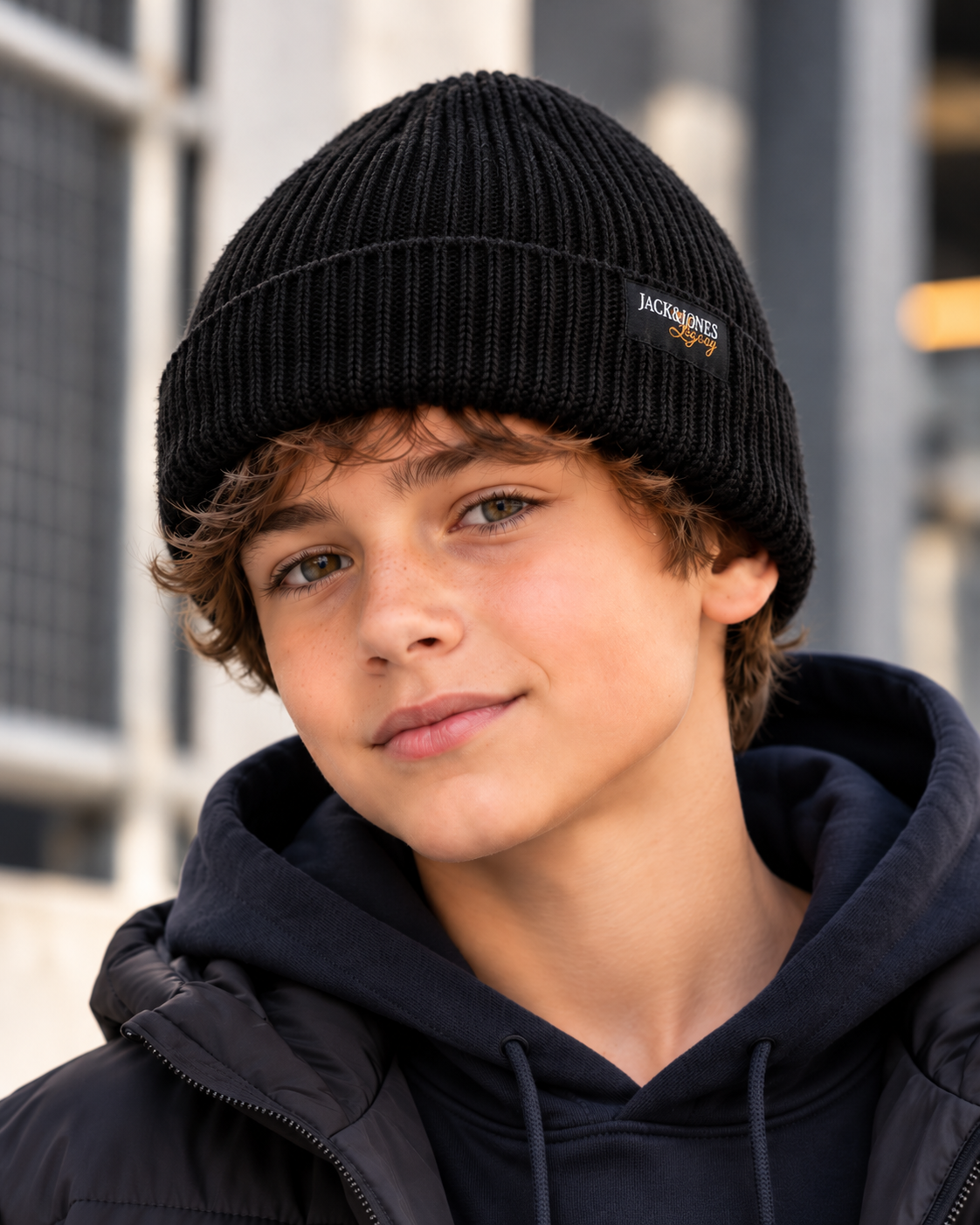 Jack&Jones - Bonnet noir JACJADE