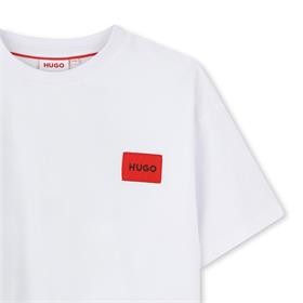 HUGO - T-shirt blanc & back print