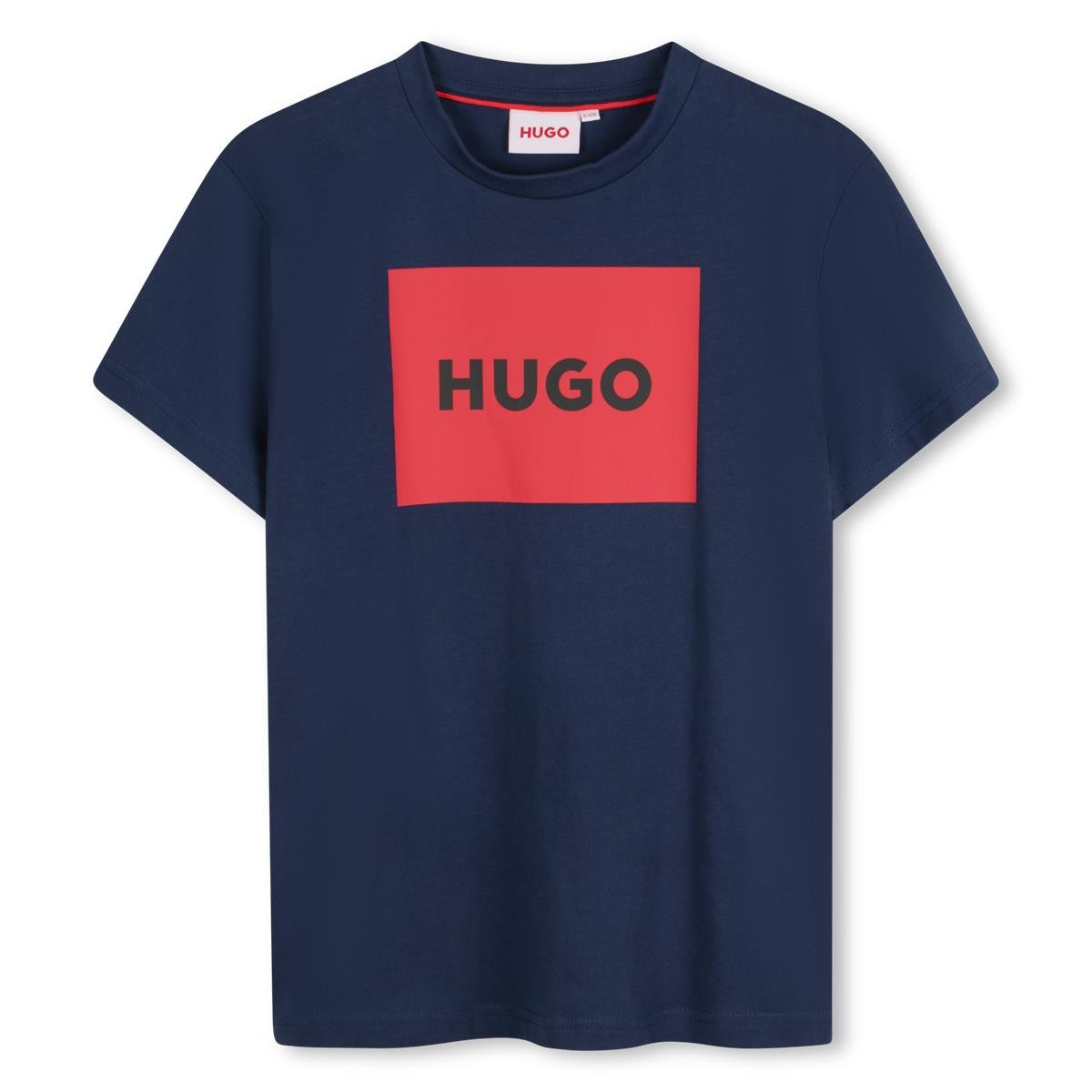 Hugo - Medieval Blue & Box Logo T -shirt