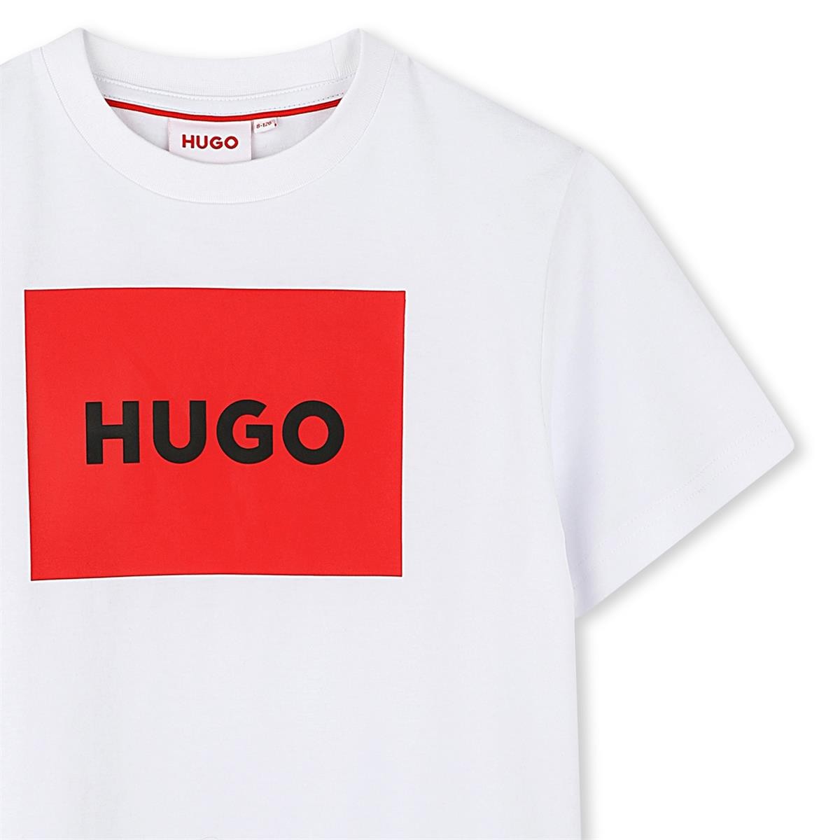 Hugo - White T -Shirt & Box Logo