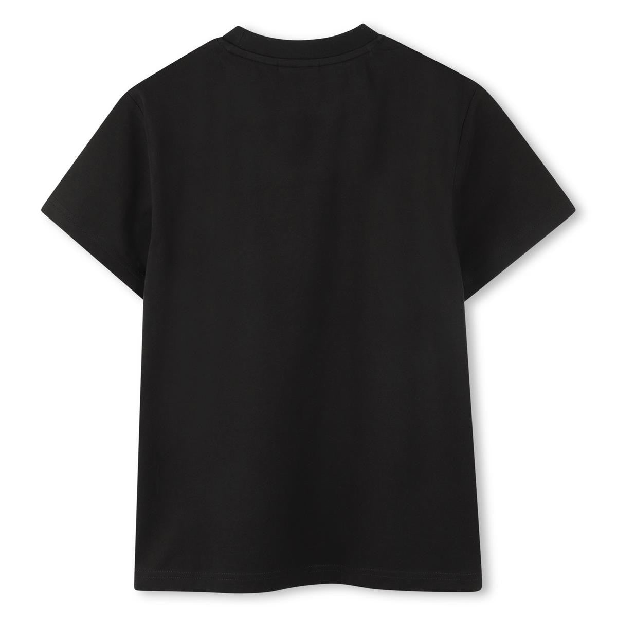 Hugo - black t -shirt with Hugo print in relief