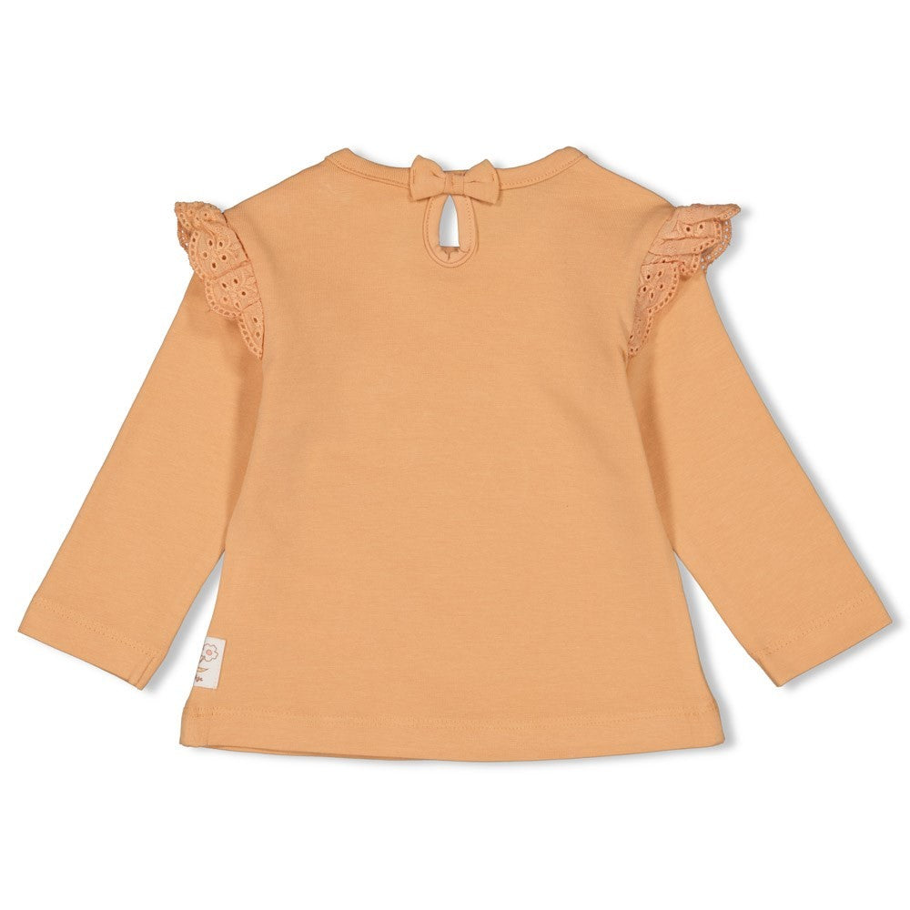 Feetje - Flower Field Abrikoos T -shirt