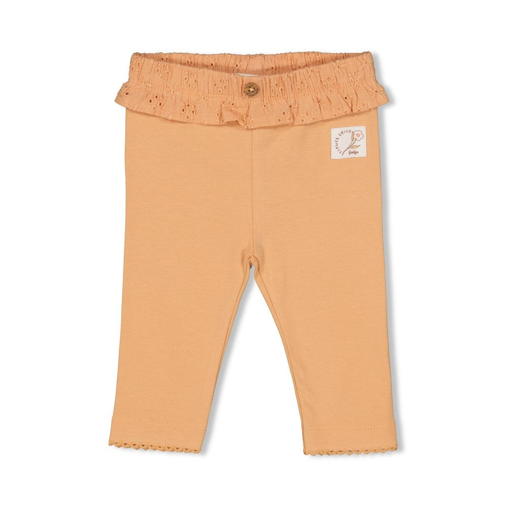 Feetje - Legging Abrikoos Bloemveld