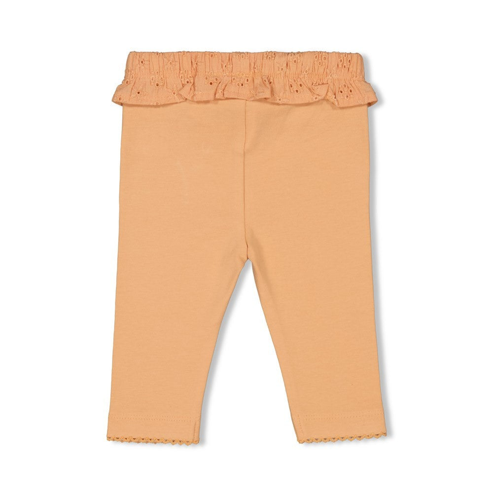 Feetje - Legging Abrikoos Bloemveld