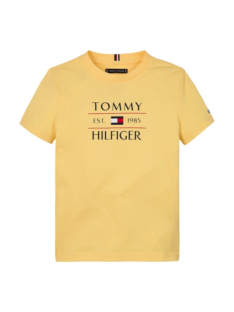 Tommy Hilfiger - T-shirt Flag citronella