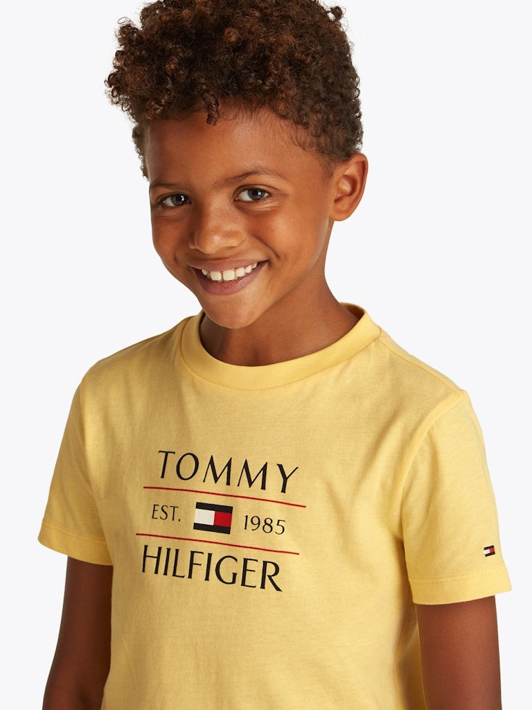 Tommy Hilfiger - T-shirt Flag citronella