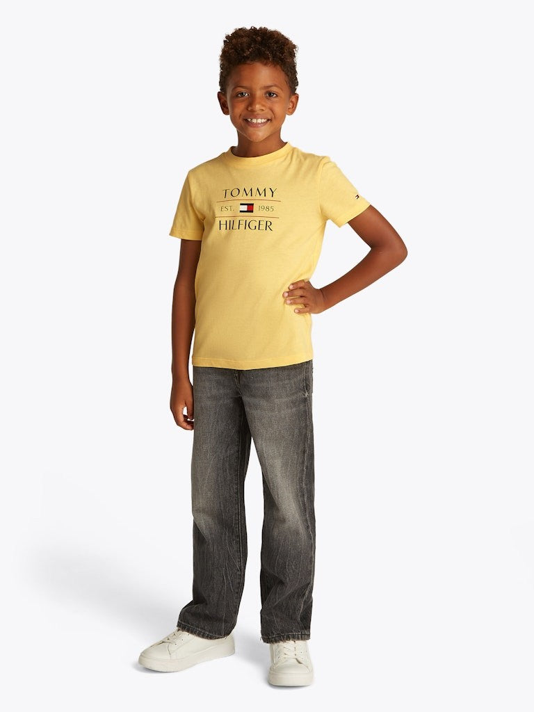 Tommy Hilfiger - T-shirt Flag citronella