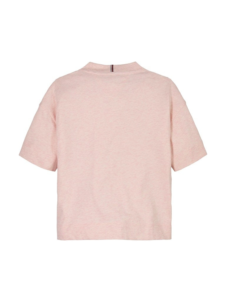 Tommy Hilfiger - T-shirt Varsity Coral Ice Heather