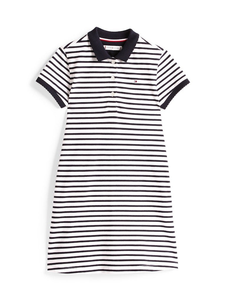 Tommy Hilfiger - Dark Night Navy Stripe Polo Kleid