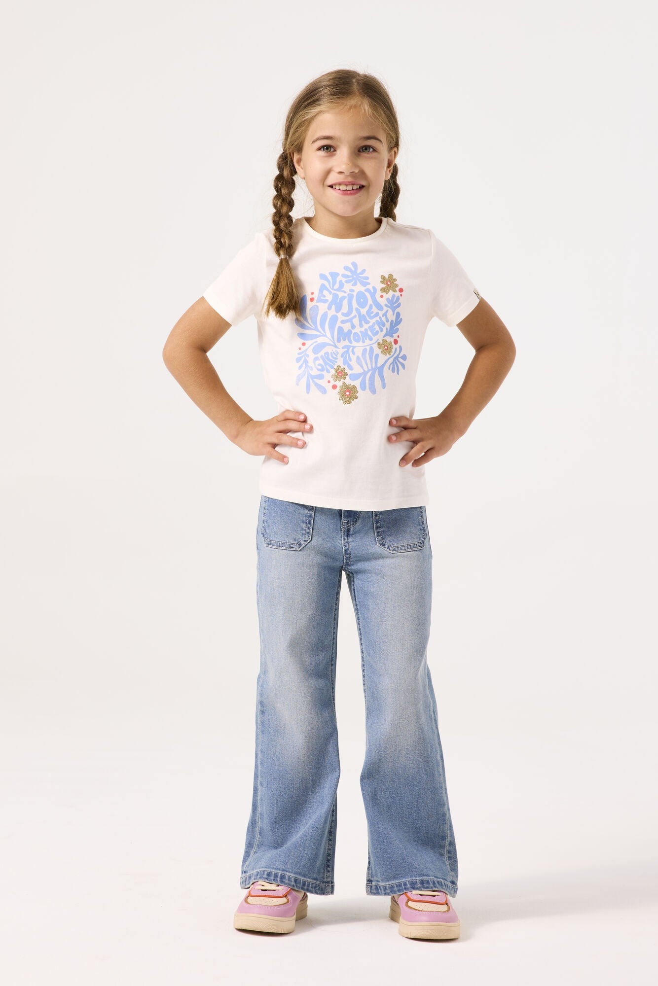 García - Jeans Bollar con bolsillo en la luz delantera utilizada