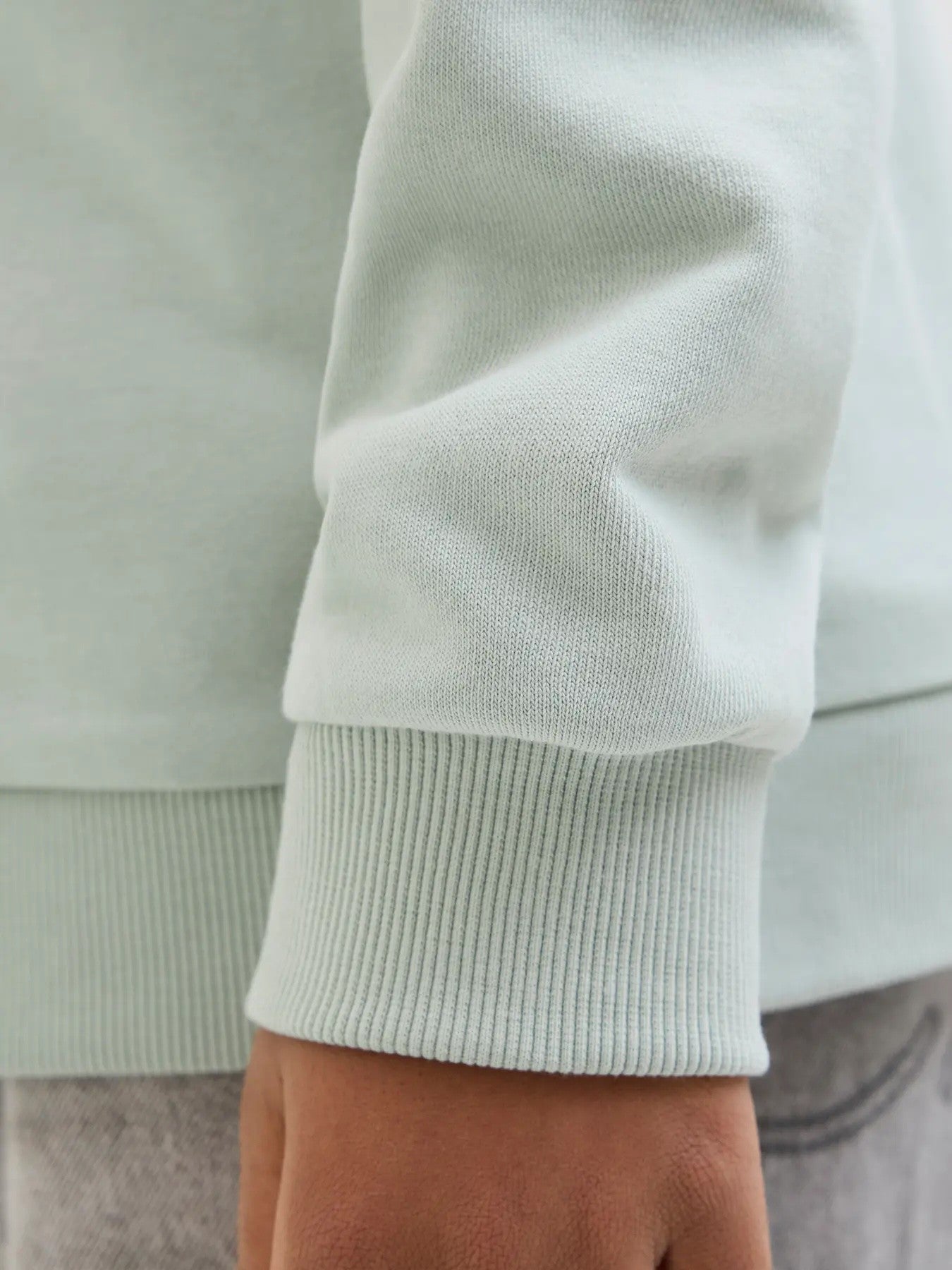 Jack & Jones - Aqua Grey Jjcologan Hooded Sweatshirt