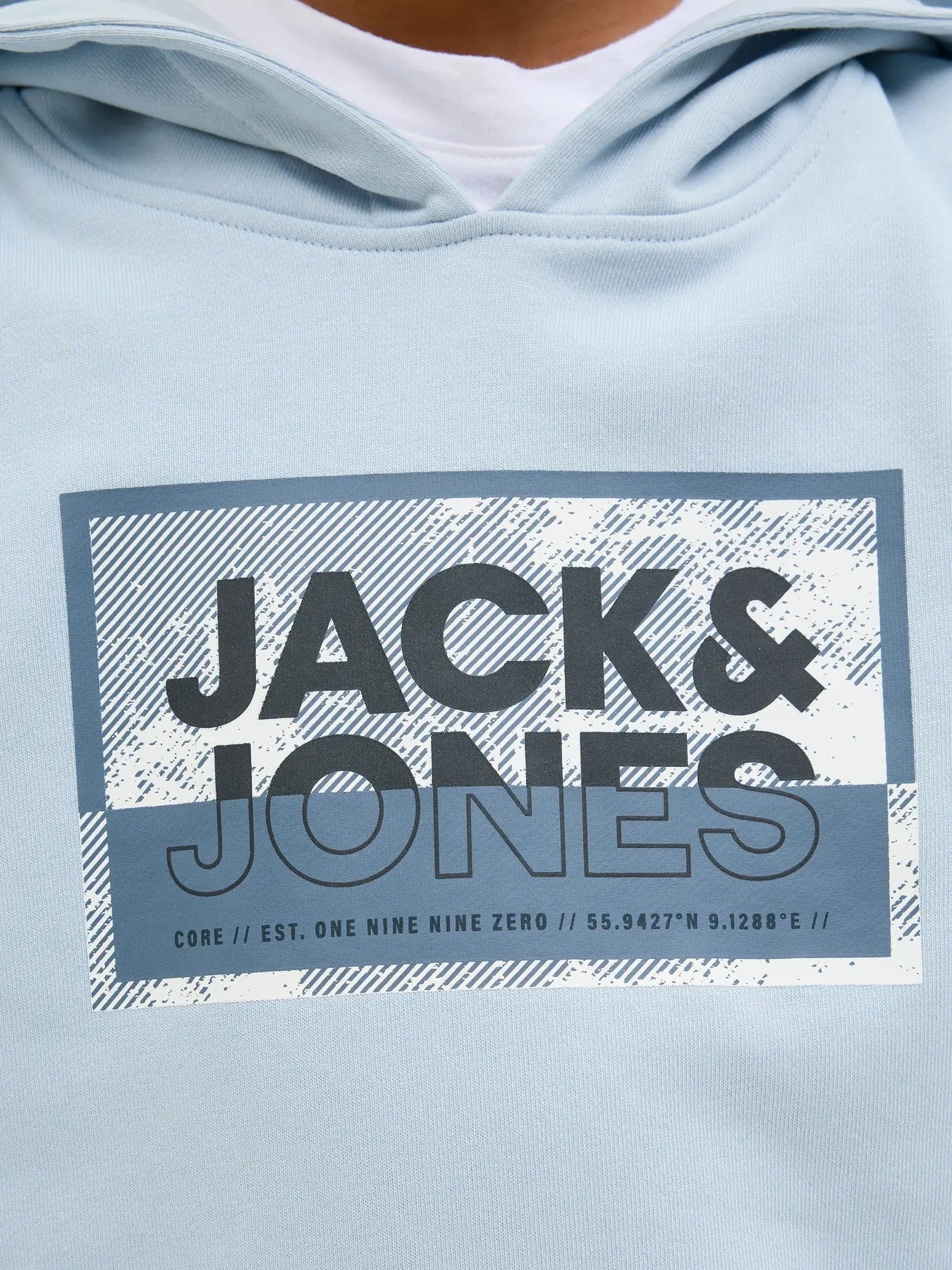 Jack & Jones - gedämpfter Blue Jjcologan Hoodie