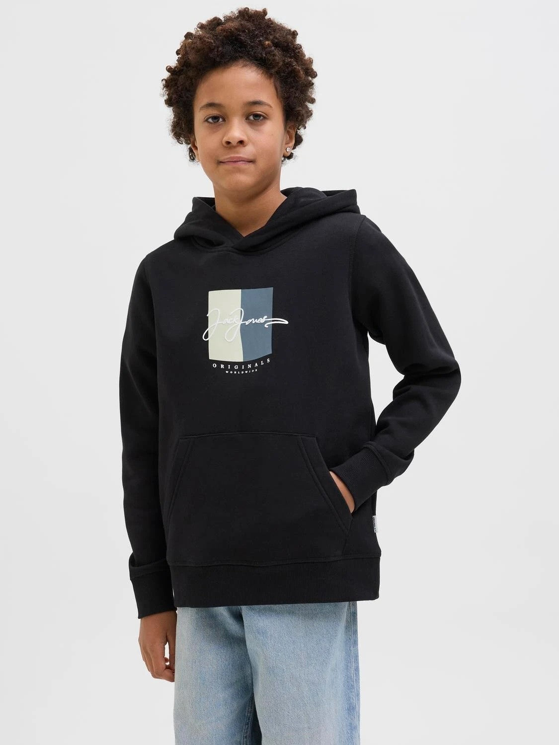 Jack&Jones - Sweat à capuche black JORFREDERIKSBERG