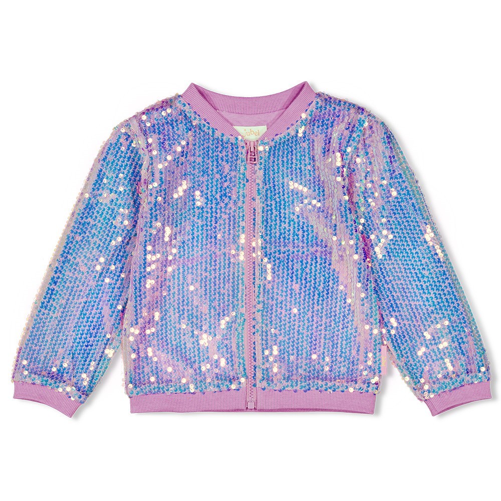Jubel - bomber in pailletten lila picknick perfect