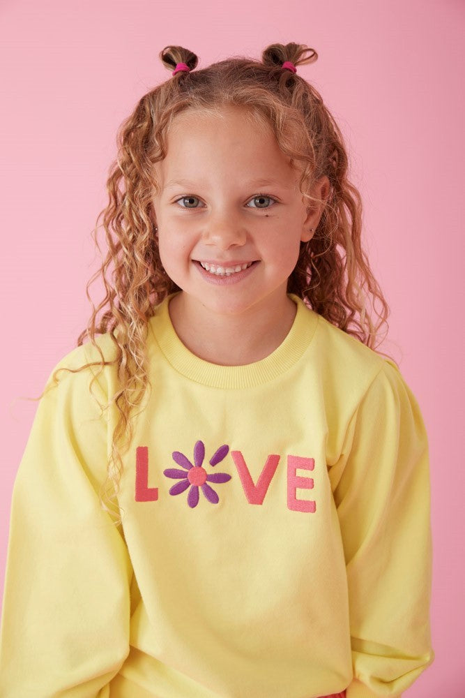 Jubel - Gelb Sweatshirt Picknick perfekt
