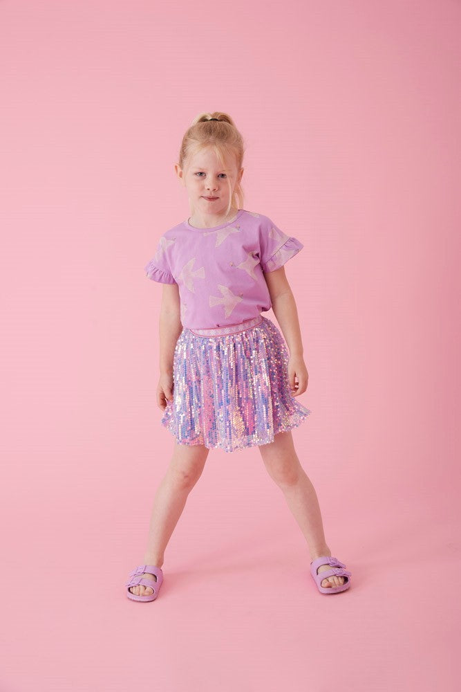 Jubel - T-shirt lila Bird Picknick Perfect