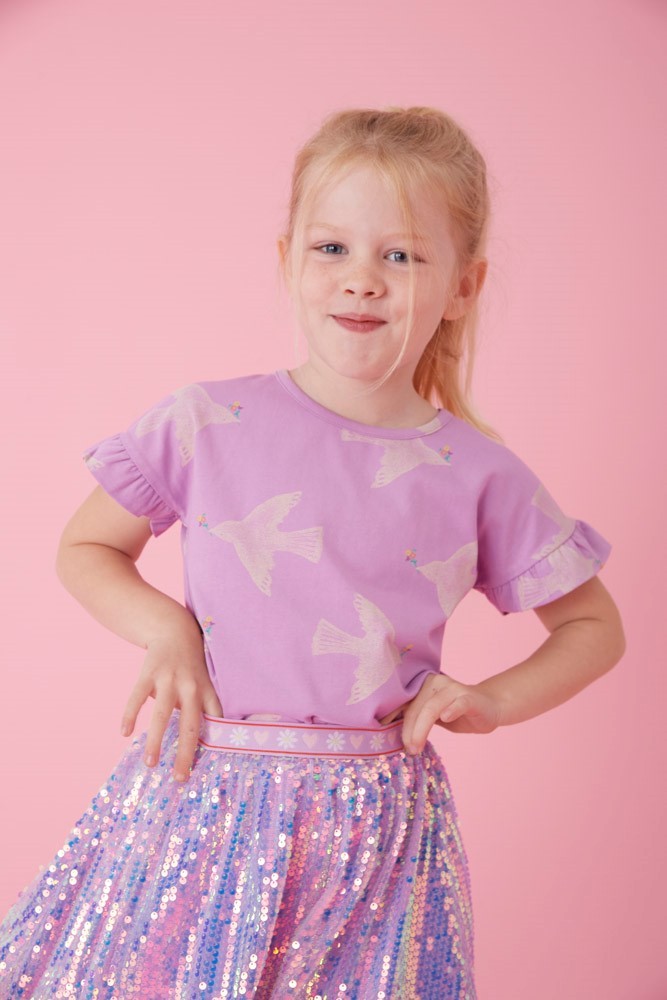 Jubel - T-shirt lila Bird Picknick Perfect