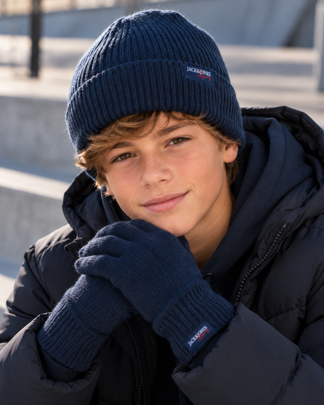 Jack&Jones - Gants navy JACJADE