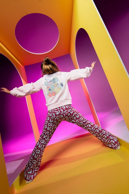 Quapi - Diane sweatshirt met print op de achterkant