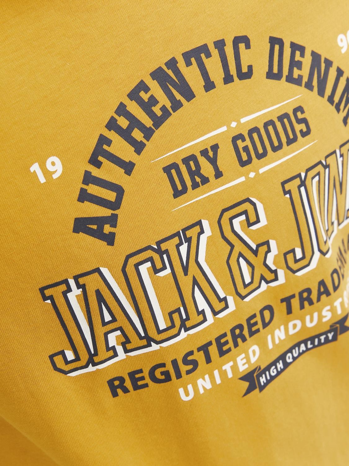 Jack & Jones - Jjelogo Honey Gold T -Shirt