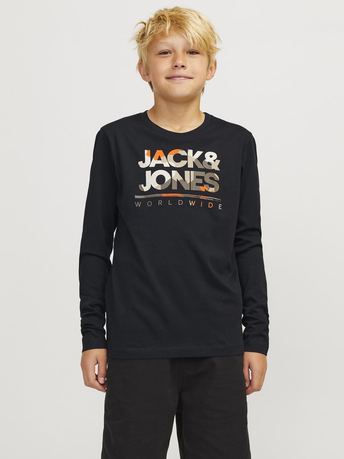 Jack & Jones - Jjluke Black Big T -shirt