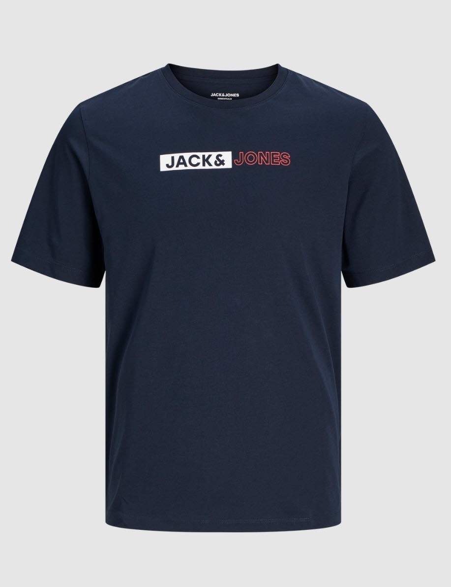 Jack & Jones - T -Shirt Jjeplayer Navy Blazer