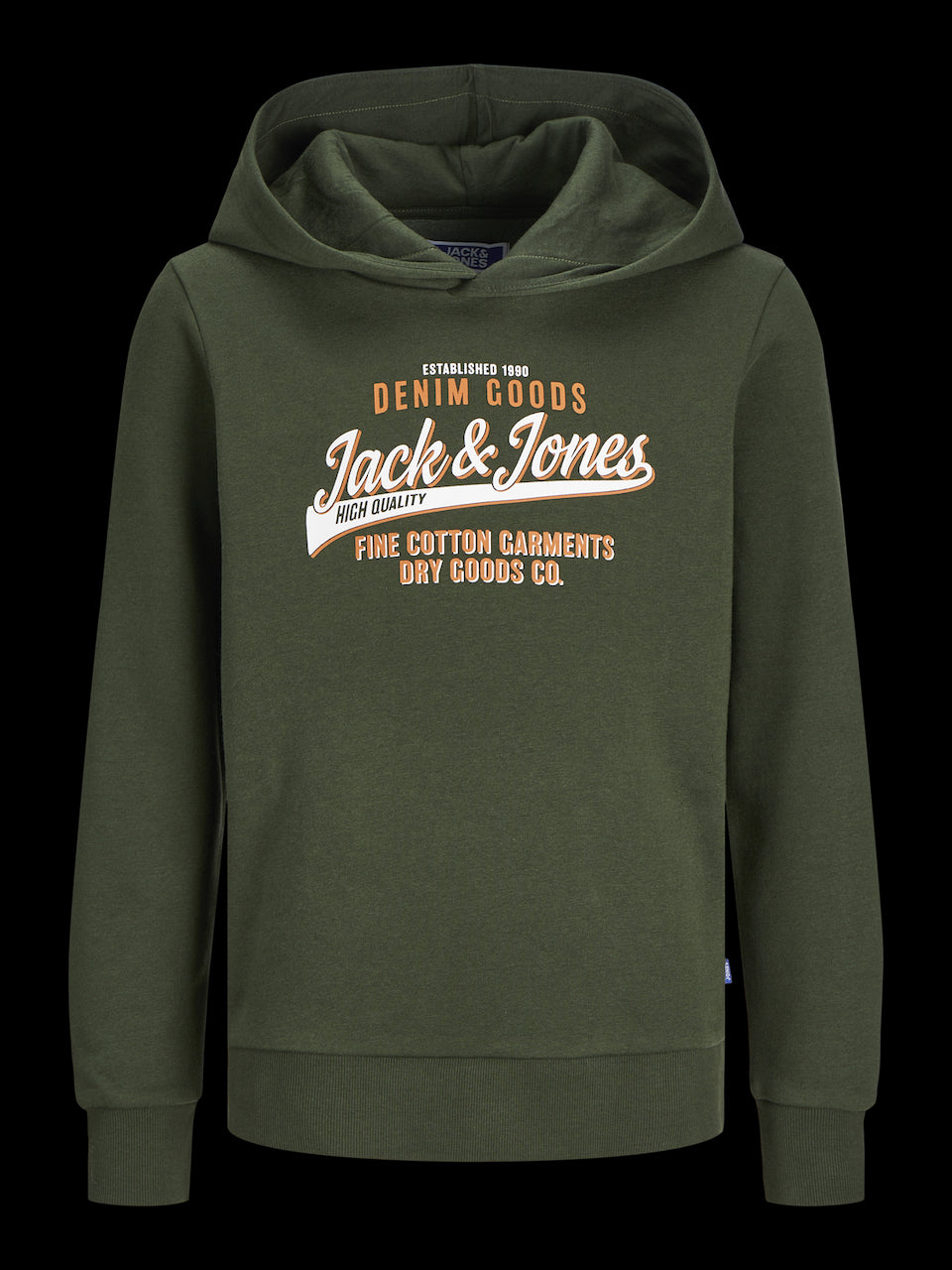 Jack&Jones - Sweat à capuche JJELOGO Kombu Green