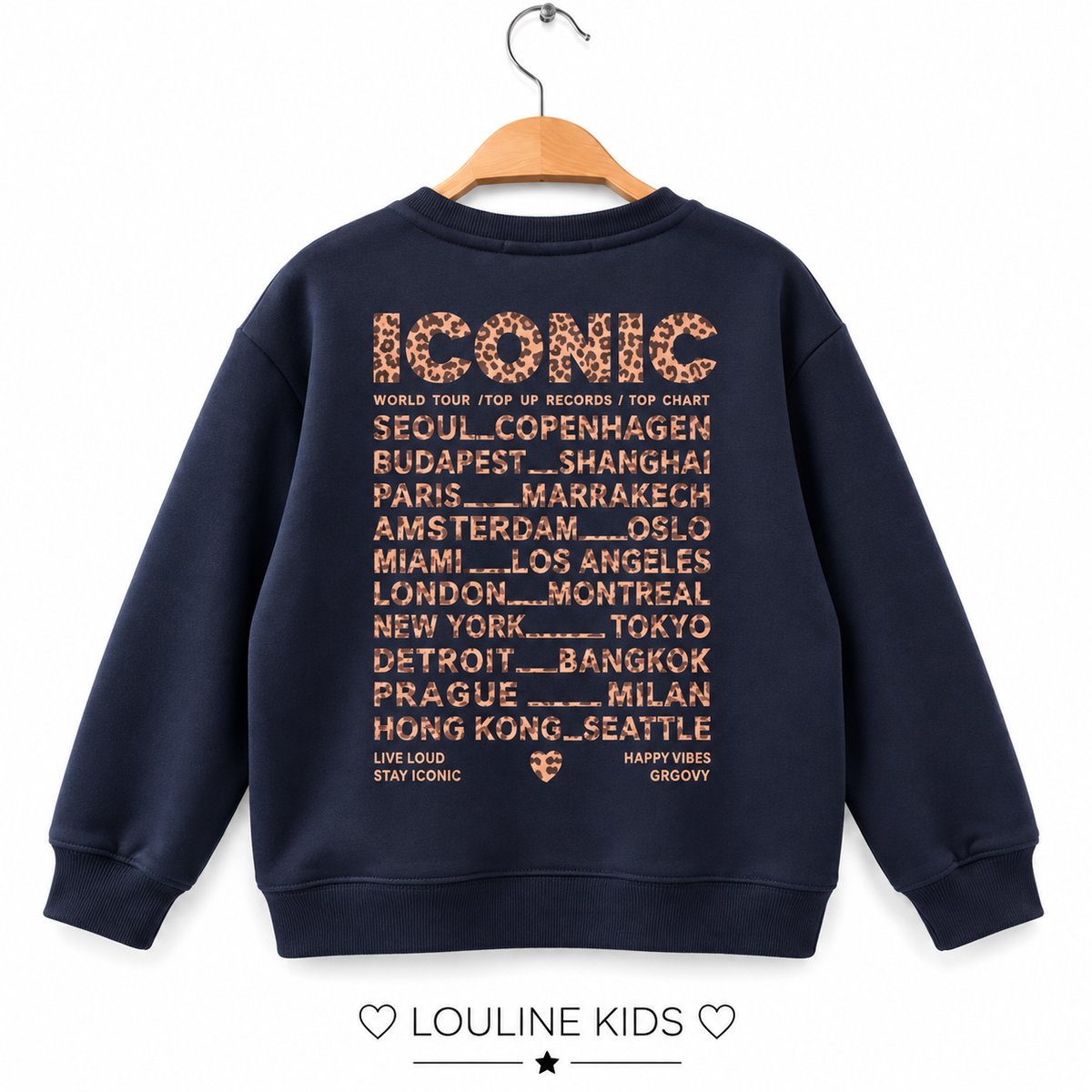 Mère & Enfant - Sweat navy CONIC