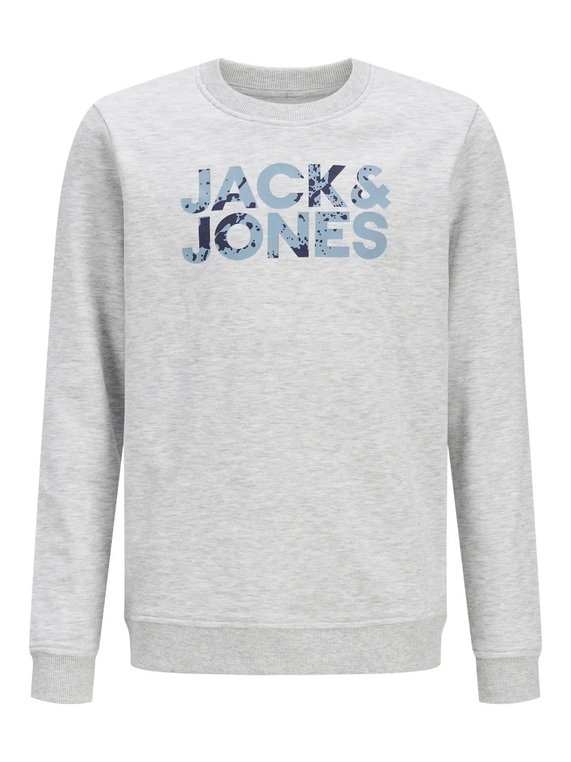 Jack & Jones - Sweat White Melange Stud