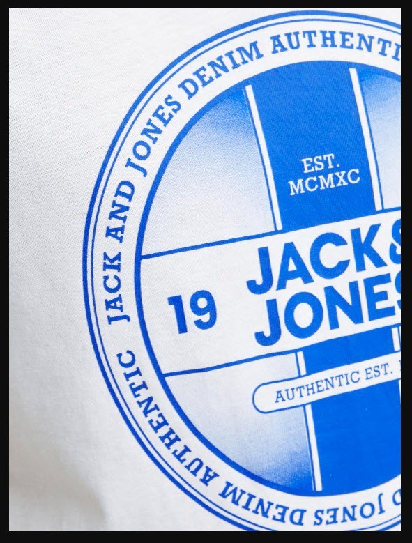 Jack & Jones - White Brio T -shirt
