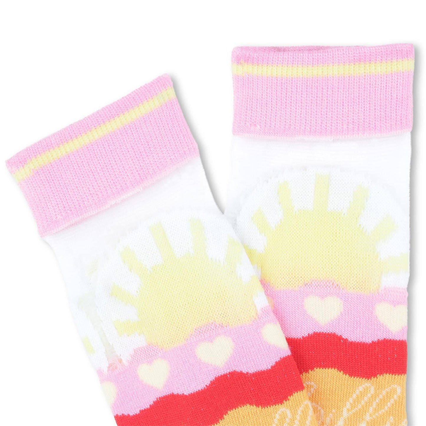 Billieblush - Chaussettes mi-hautes • Motif soleil