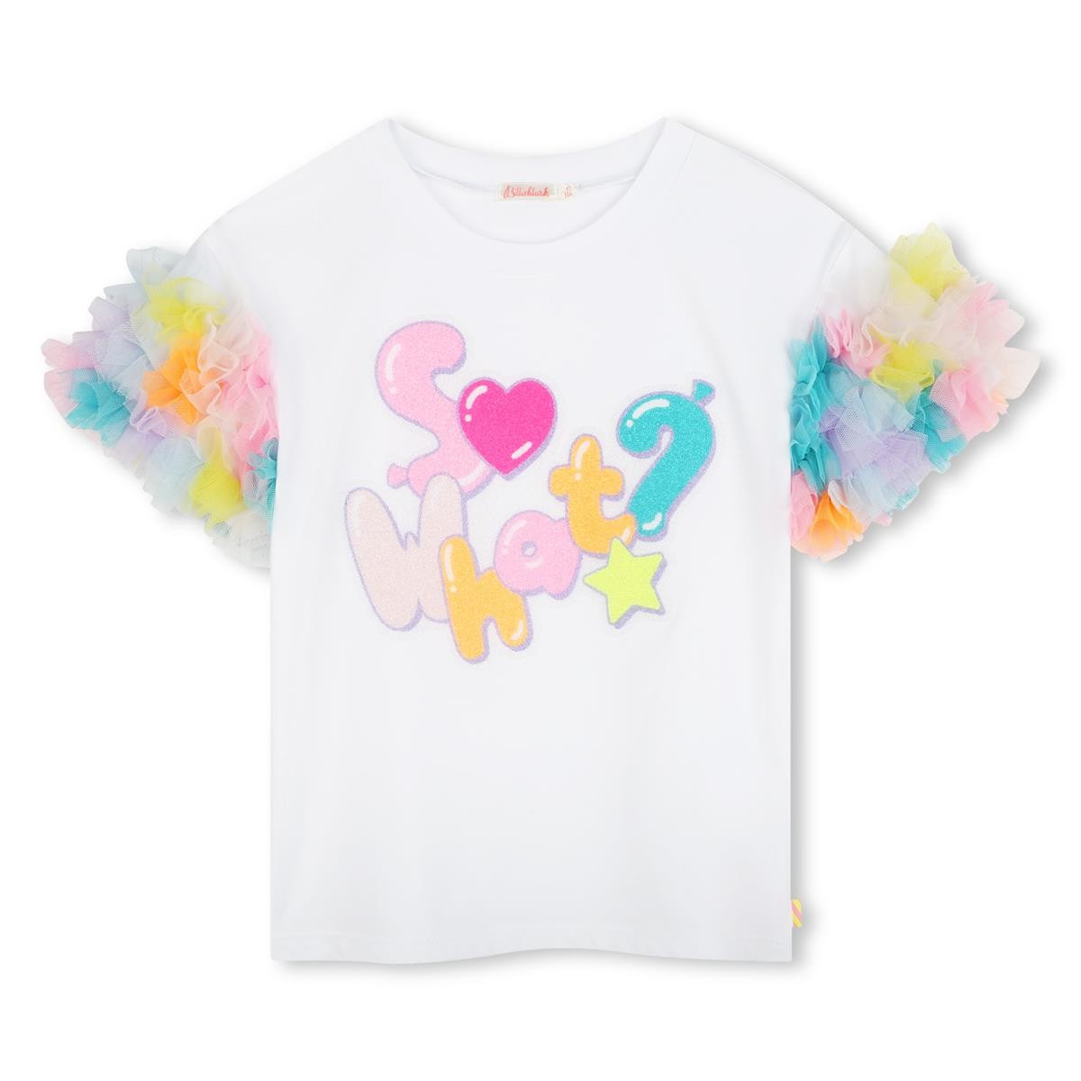Billieblush - T -Shirt mit Tüllärmel • na und?