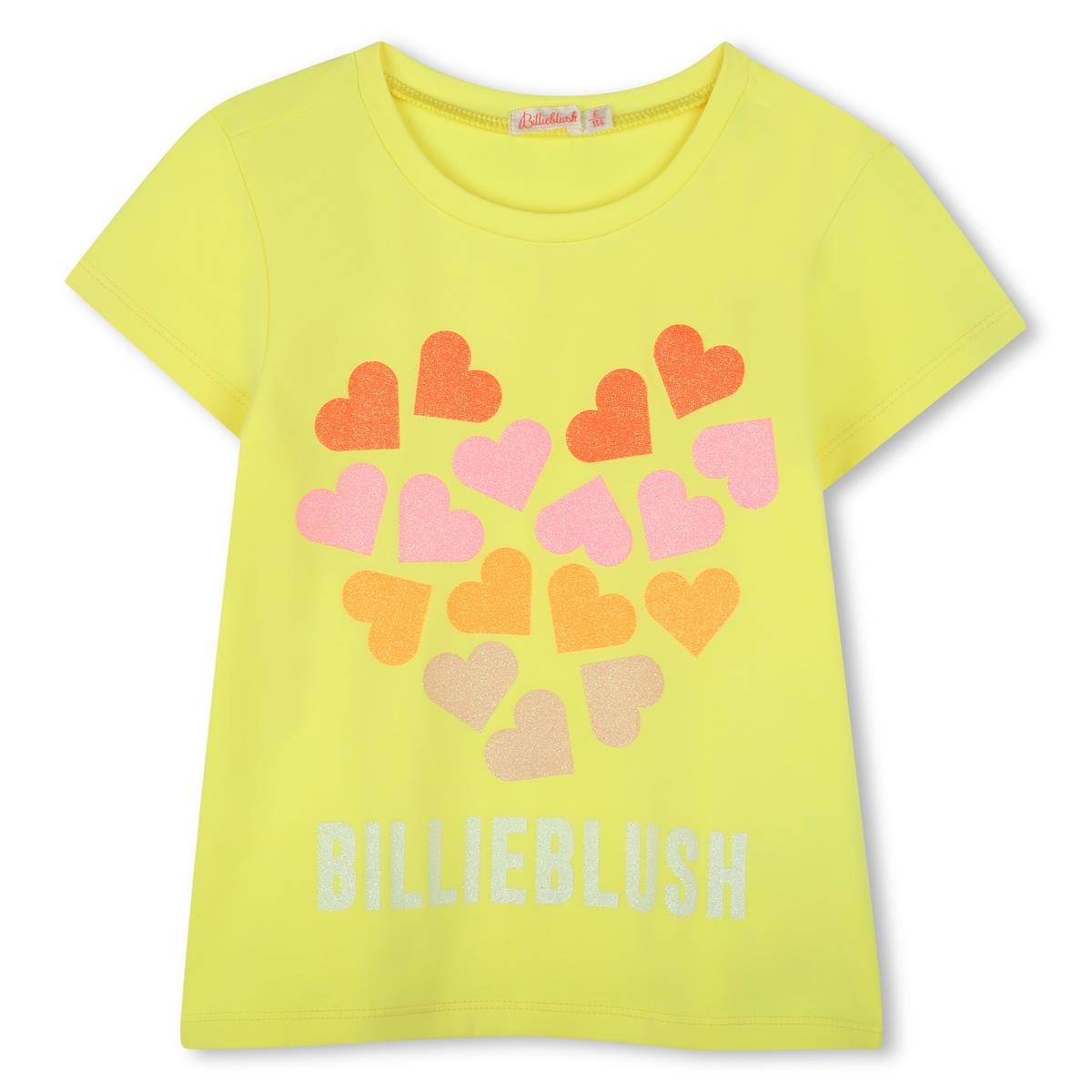 Billieblush - Amarillo y corazón T -Shirt