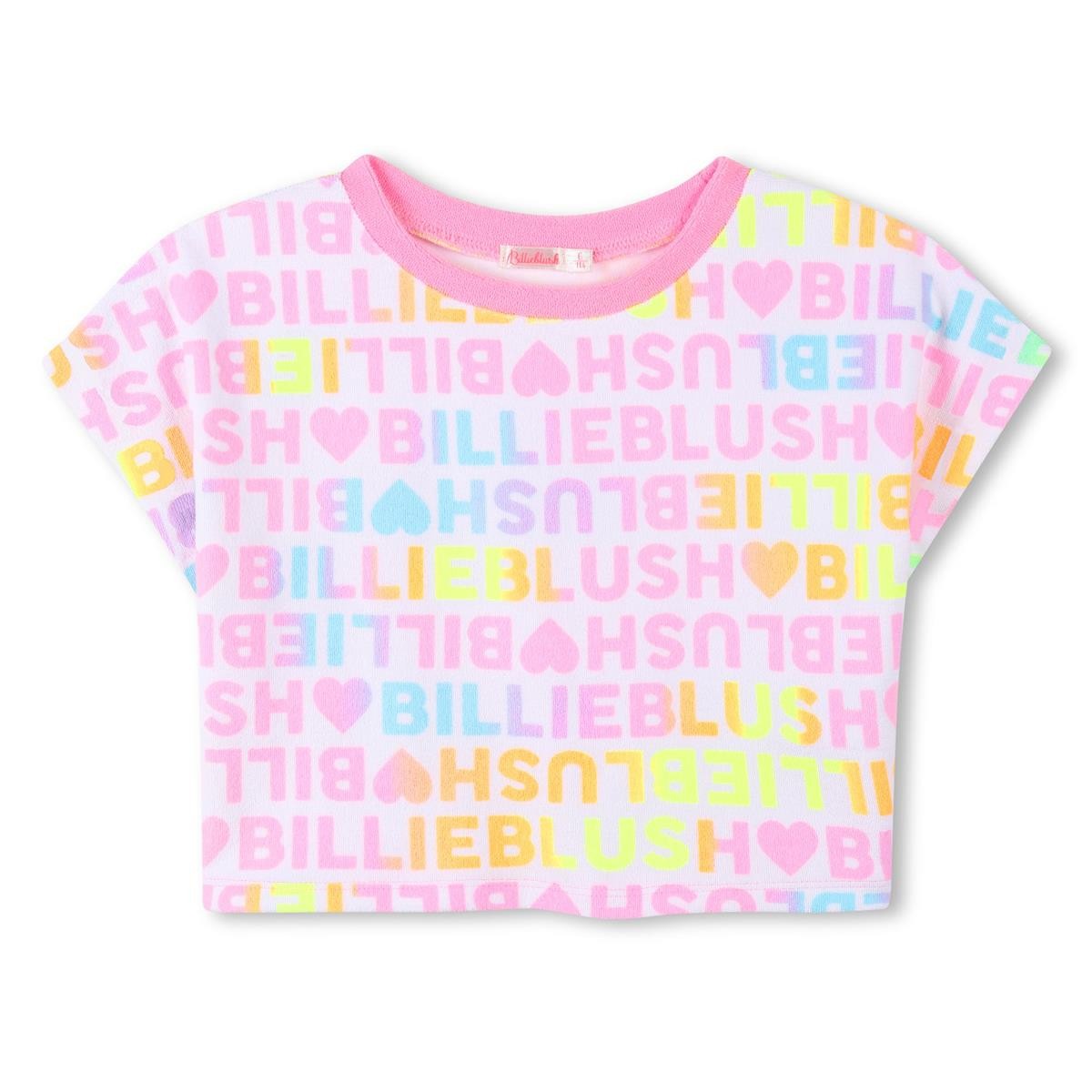 Billieblush - T-shirt éponge & bande sequin sur les manches