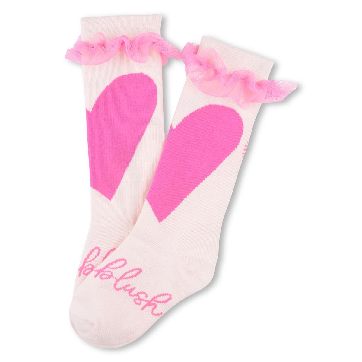 Billieblush - Chaussettes mi-hautes à volants & illustrations