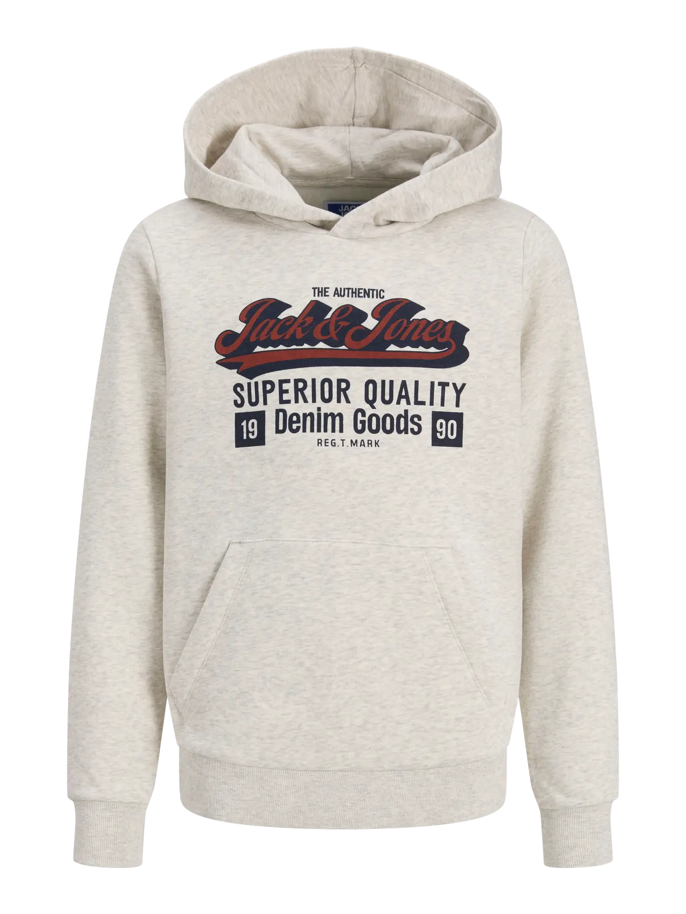 Jack & Jones - White Melange Jjelogo Holdie