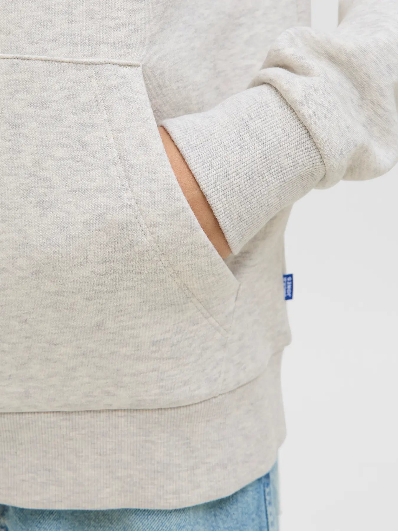 Jack & Jones - White Melange Jjelogo Holdie