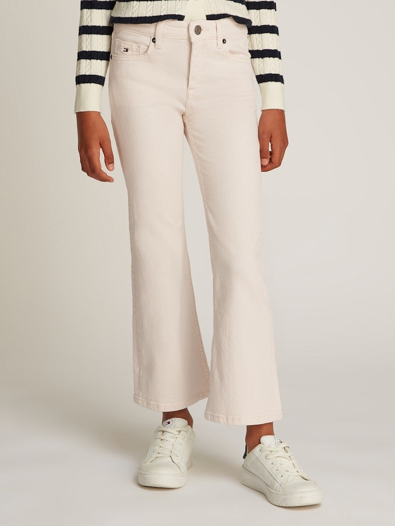 Tommy Hilfiger - Flare Ecru Hosen