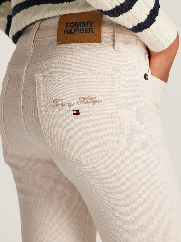Tommy Hilfiger - Flare Ecru Hosen