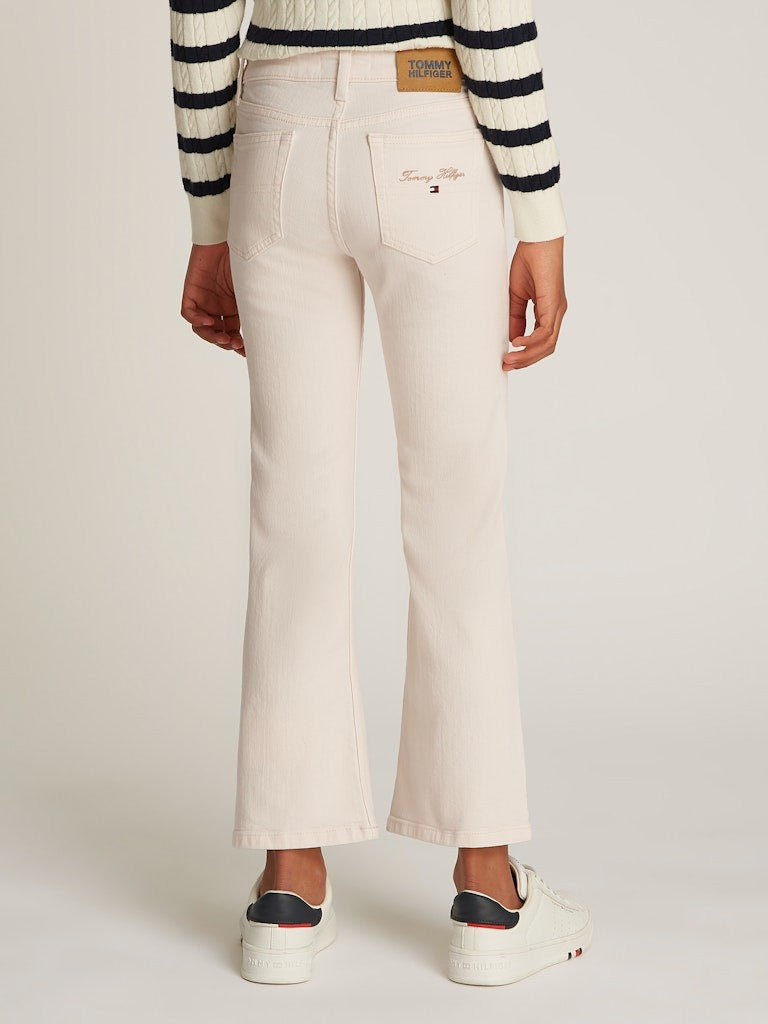 Tommy Hilfiger - Flare Ecru Hosen