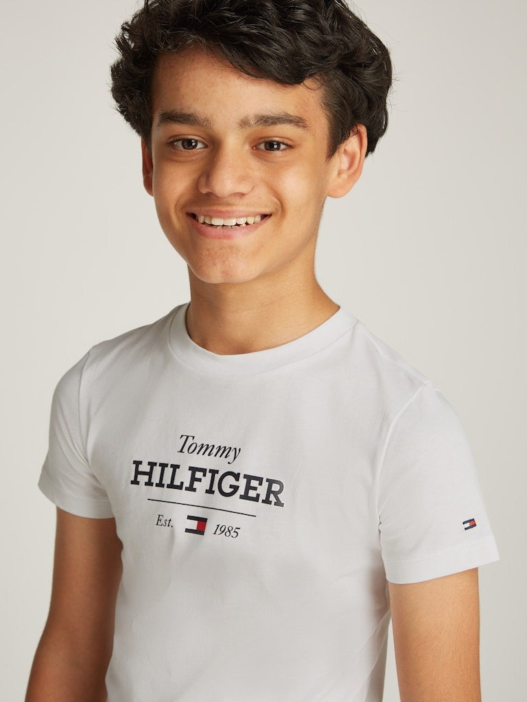 Tommy Hilfiger - T-shirt blanc monotype