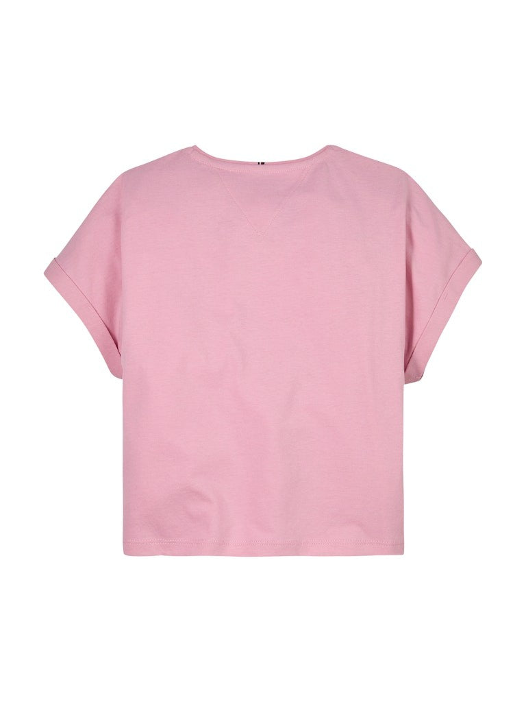 Tommy Hilfiger - T-shirt pink sugar script