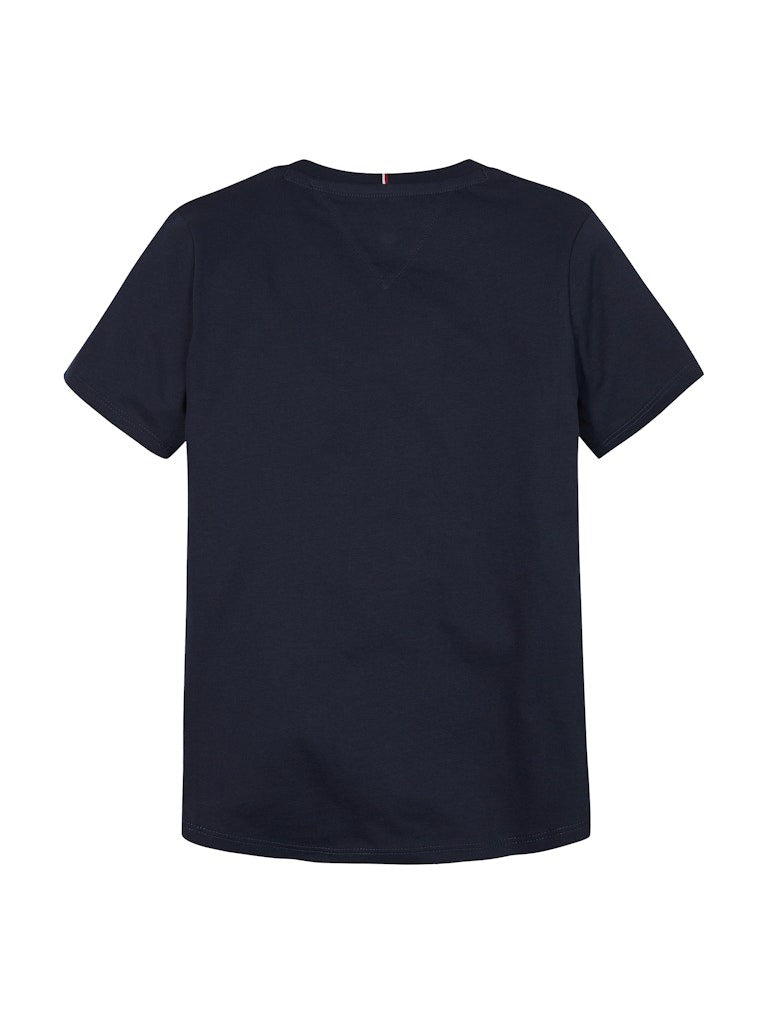 Tommy Hilfiger - Navy Skript t -Shirt