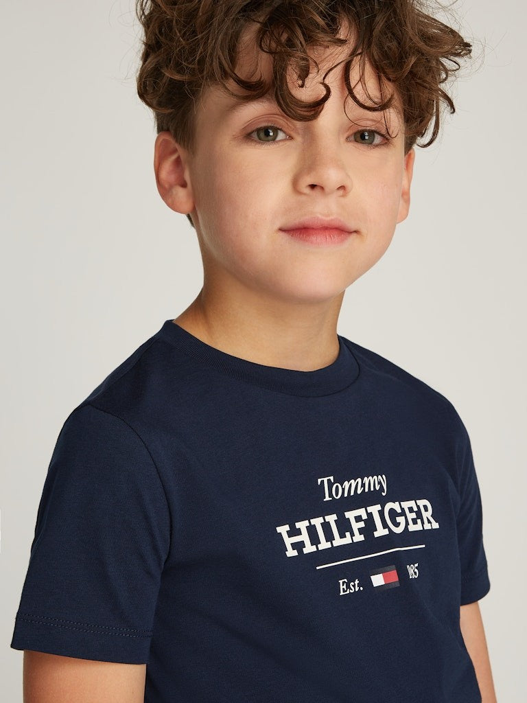 Tommy Hilfiger - T-shirt navy Monotype