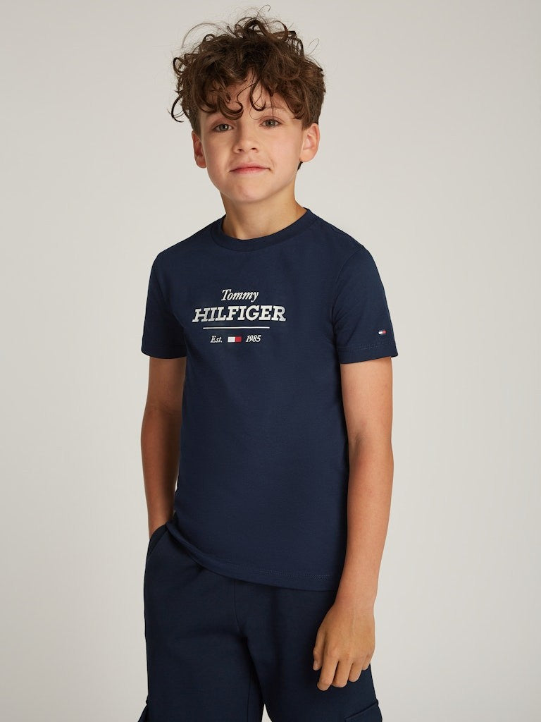 Tommy Hilfiger - T-shirt navy Monotype