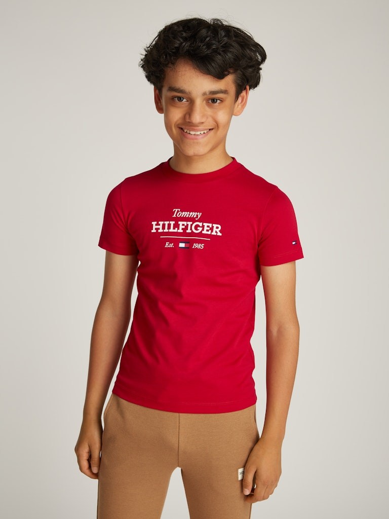 Tommy Hilfiger - T-shirt Medium Red Monotype
