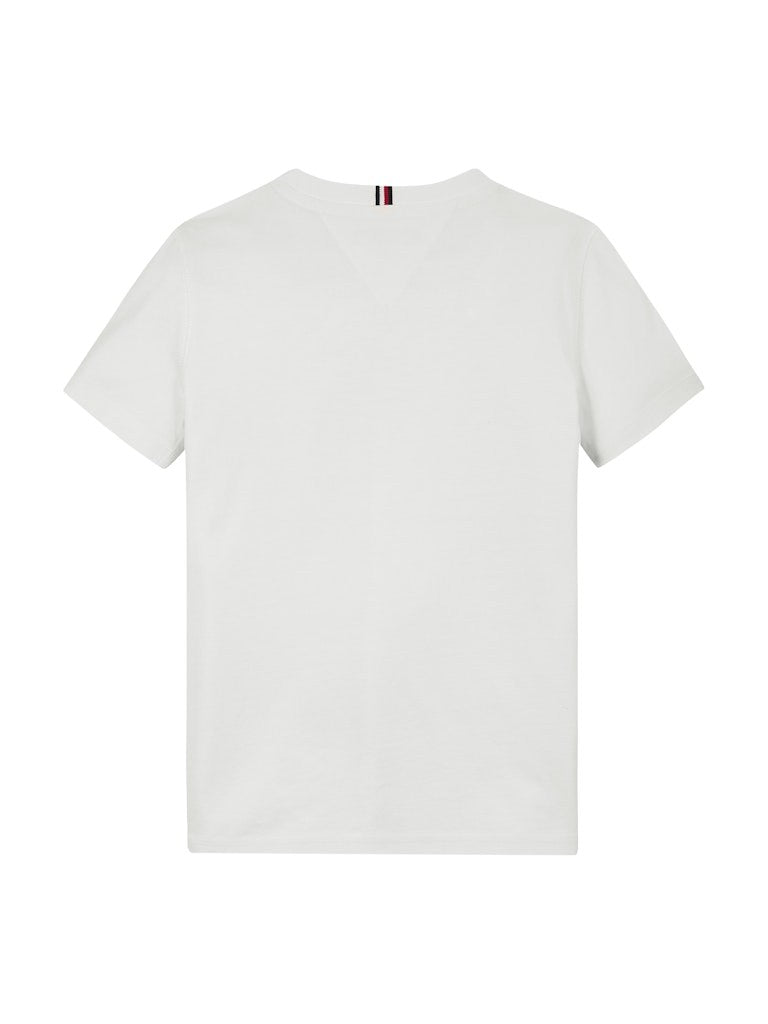 Tommy Hilfiger - T-shirt blanc Monotype mini logo