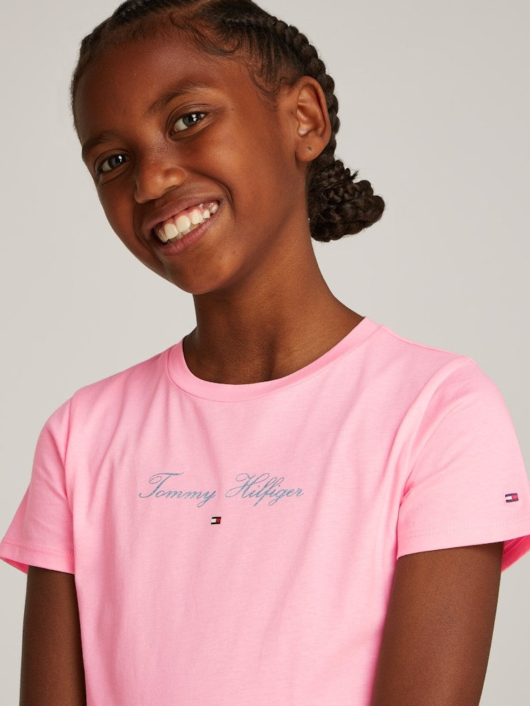 Tommy Hilfiger - Pink Sugar Script t -Shirt