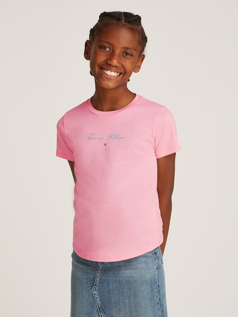 Tommy Hilfiger - Pink Sugar Script t -Shirt