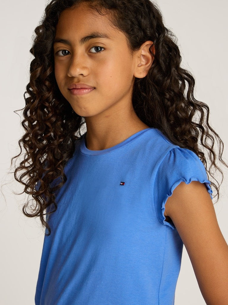 Tommy Hilfiger - T-shirt Blue Spell essential ruffle
